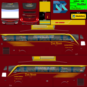 Livery Bussid SHD Bus Duta Wisata by BlahBloh
